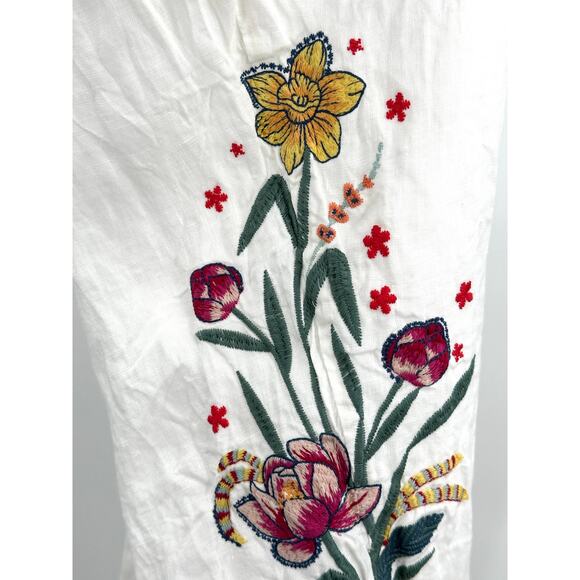 Johnny Was White Jessica Linen Jogger 1X - Picture 5 of 13